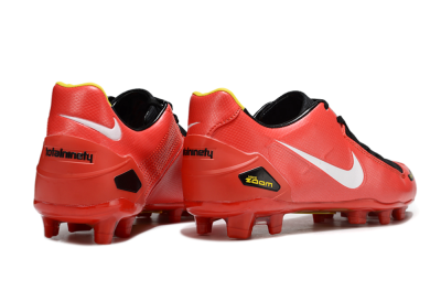 Men's Nike Air Zoom Total 90 Laser FG Firm Ground Low-Tops Football Boots - Red/White/Black