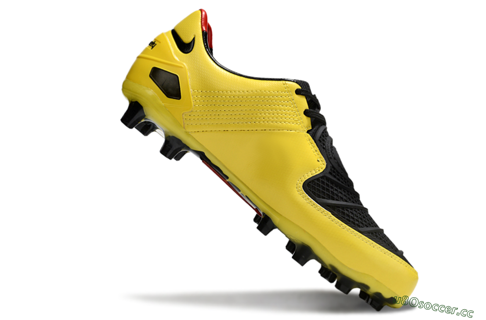 Men's Nike Air Zoom Total 90 Laser FG Firm Ground Low-Tops Football Boots - Yellow/Black/Red 4