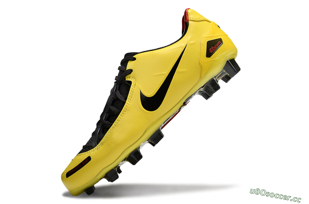 Men's Nike Air Zoom Total 90 Laser FG Firm Ground Low-Tops Football Boots - Yellow/Black/Red 5