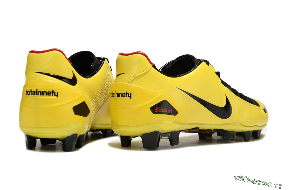 Men's Nike Air Zoom Total 90 Laser FG Firm Ground Low-Tops Football Boots - Yellow/Black/Red 6