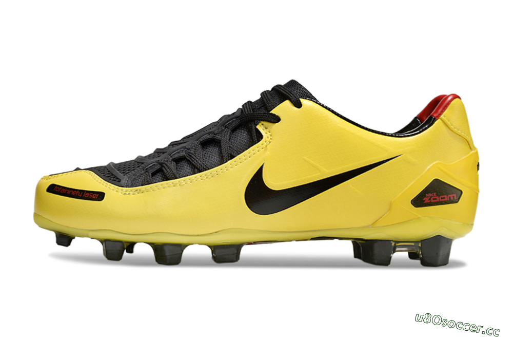 Men's Nike Air Zoom Total 90 Laser FG Firm Ground Low-Tops Football Boots - Yellow/Black/Red 0