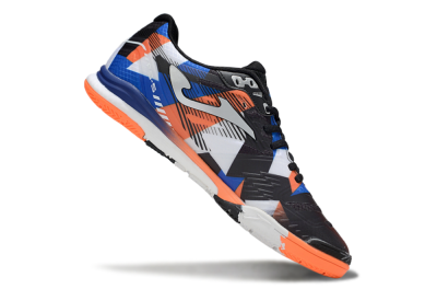Men's Joma Top Flex IC Indoor & Futsal Low-Tops Football Shoes - Black/Red/Blue