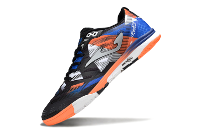 Men's Joma Top Flex IC Indoor & Futsal Low-Tops Football Shoes - Black/Red/Blue