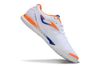 Men's Joma Top Flex IC Indoor & Futsal Low-Tops Football Shoes - White/Blue/Red