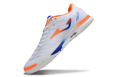 Men's Joma Top Flex IC Indoor & Futsal Low-Tops Football Shoes - White/Blue/Red