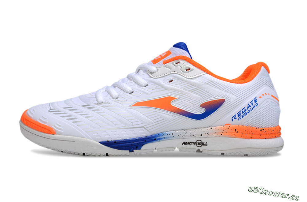 Men's Joma Top Flex IC Indoor & Futsal Low-Tops Football Shoes - White/Blue/Red 0
