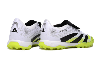 Men's Adidas Predator League Foldover Tongue TF Artificial Turf Low-Tops Football Shoes - White/Black/Yellow