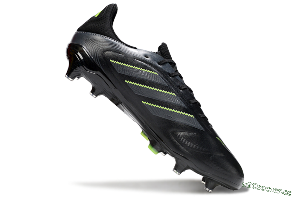 Men's Adidas Copa Pure 3 Elite FG Firm Ground Low-Tops Football Boots - Black/Yellow 4
