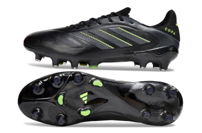 Men's Adidas Copa Pure 3 Elite FG Firm Ground Low-Tops Football Boots - Black/Yellow