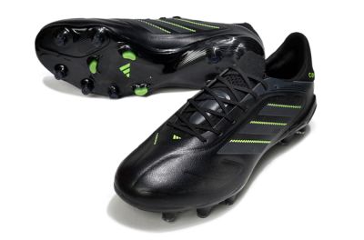 Men's Adidas Copa Pure 3 Elite FG Firm Ground Low-Tops Football Boots - Black/Yellow