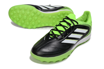 Men's Adidas Copa Gloro 2 TF Artificial Turf Low-Tops Football Shoes - Black/White/Yellow