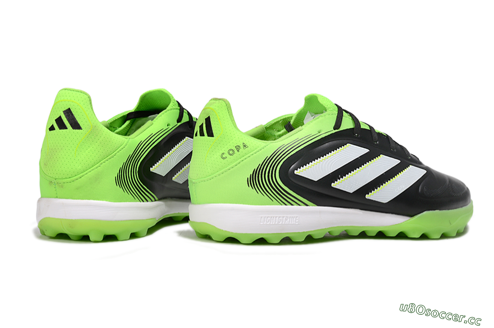 Men's Adidas Copa Gloro 2 TF Artificial Turf Low-Tops Football Shoes - Black/White/Yellow 6