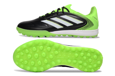Men's Adidas Copa Gloro 2 TF Artificial Turf Low-Tops Football Shoes - Black/White/Yellow