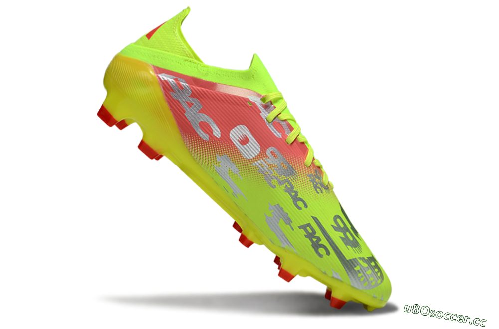 Unisex Adidas F50 Elite FG Firm Ground Low-Tops Football Boots - Yellow/Silver/Red 4