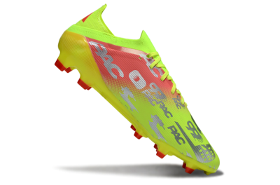 Unisex Adidas F50 Elite FG Firm Ground Low-Tops Football Boots - Yellow/Silver/Red