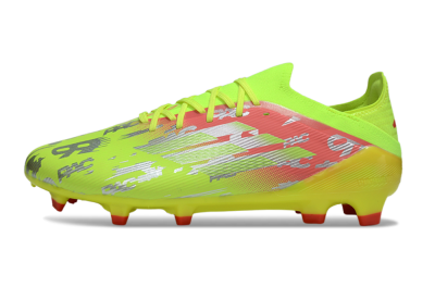 Unisex Adidas F50 Elite FG Firm Ground Low-Tops Football Boots - Yellow/Silver/Red