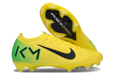 Men's Nike Air Zoom Mercurial Vapor 16 Elite FG Firm Ground Low-Tops Football Boots - Yellow/Black/Green
