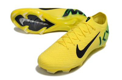 Men's Nike Air Zoom Mercurial Vapor 16 Elite FG Firm Ground Low-Tops Football Boots - Yellow/Black/Green