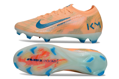 Men's Nike Air Zoom Mercurial Vapor 16 Elite FG Firm Ground Low-Tops Football Boots - Pink/Blue/Yellow