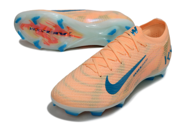 Men's Nike Air Zoom Mercurial Vapor 16 Elite FG Firm Ground Low-Tops Football Boots - Pink/Blue/Yellow