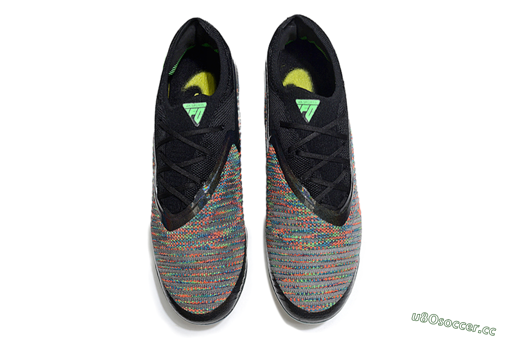 Unisex Nike Phantom 6 Elite Low FG Firm Ground Low-Tops Football Boots - Black/Yellow/Red 4