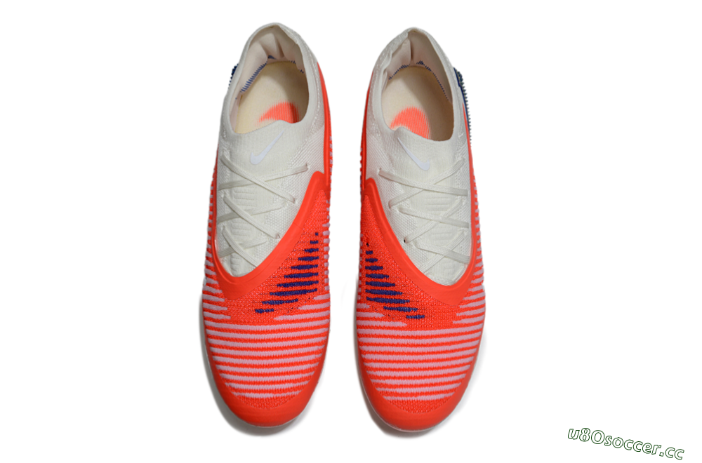 Unisex Nike Phantom 6 Elite Low FG Firm Ground Low-Tops Football Boots - Red/White/Black 4