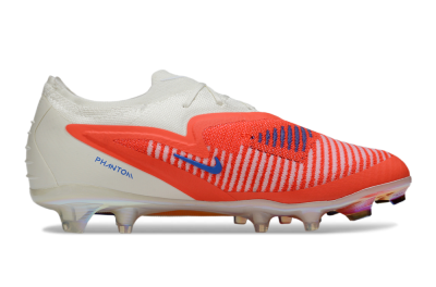 Unisex Nike Phantom 6 Elite Low FG Firm Ground Low-Tops Football Boots - Red/White/Black