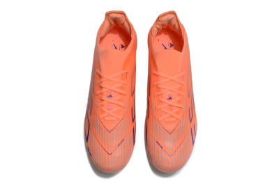 Unisex Adidas F50 Elite FG Firm Ground Low-Tops Football Boots - Red/Blue/Silver