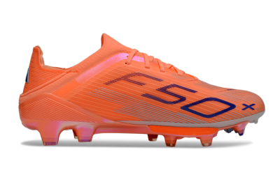 Unisex Adidas F50 Elite FG Firm Ground Low-Tops Football Boots - Red/Blue/Silver