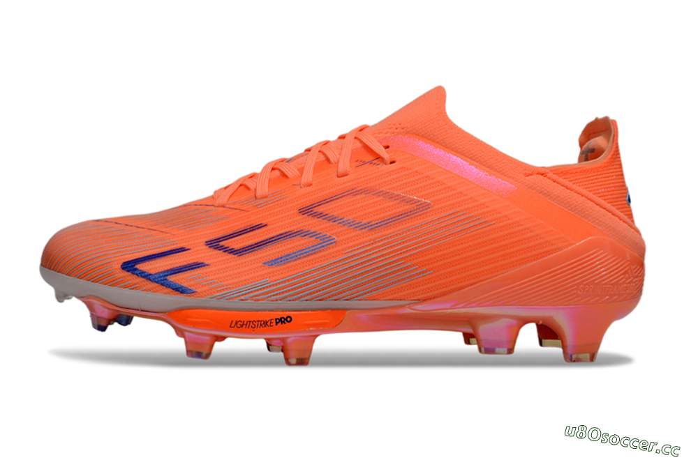 Unisex Adidas F50 Elite FG Firm Ground Low-Tops Football Boots - Red/Blue/Silver 0
