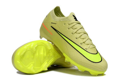 Kids Nike Air Zoom Mercurial Vapor 16 Elite FG Firm Ground Low-Tops Football Boots - Yellow/Black/Red