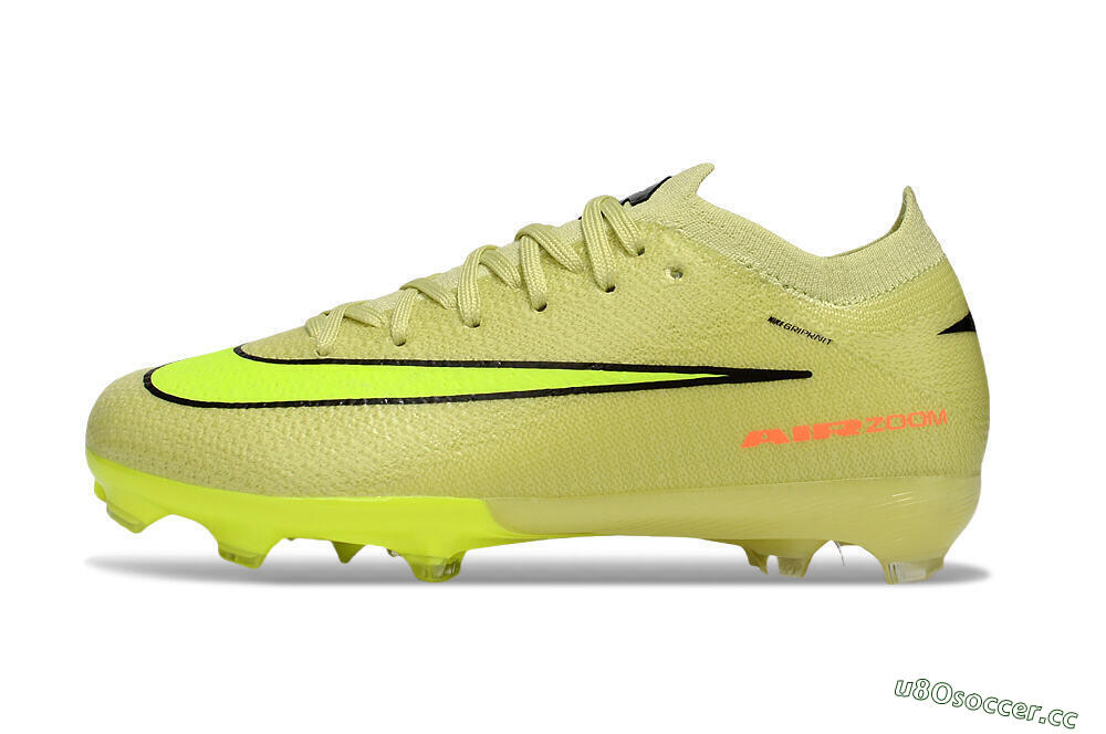 Kids Nike Air Zoom Mercurial Vapor 16 Elite FG Firm Ground Low-Tops Football Boots - Yellow/Black/Red 0