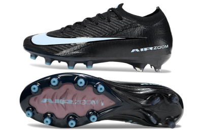 Men's Nike Air Zoom Mercurial Vapor 16 Elite AG Artificial Grass Low-Tops Football Boots - Black/Jade