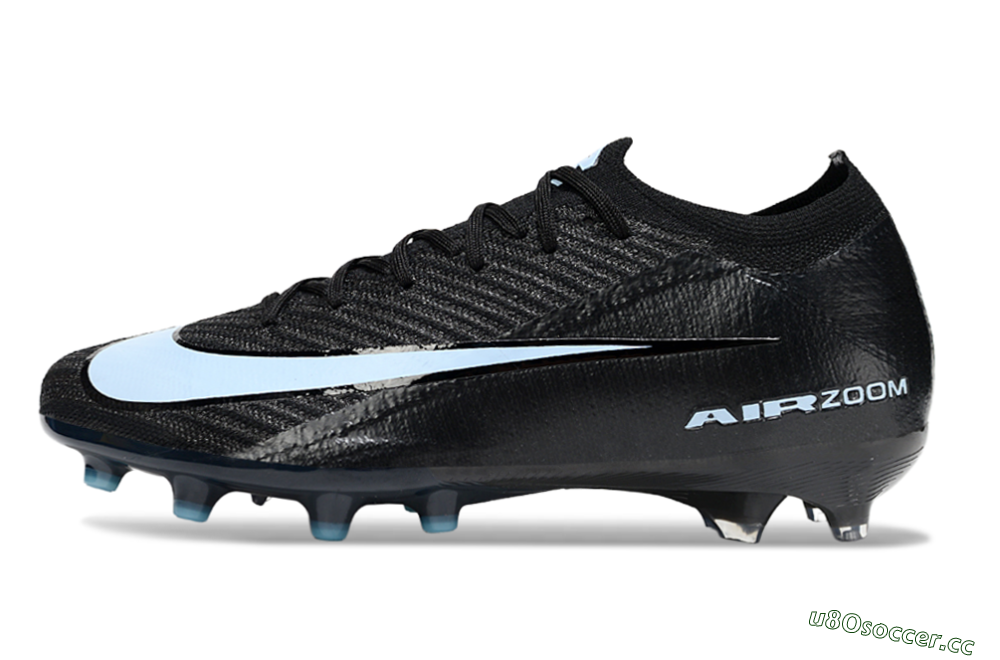 Men's Nike Air Zoom Mercurial Vapor 16 Elite AG Artificial Grass Low-Tops Football Boots - Black/Jade 0