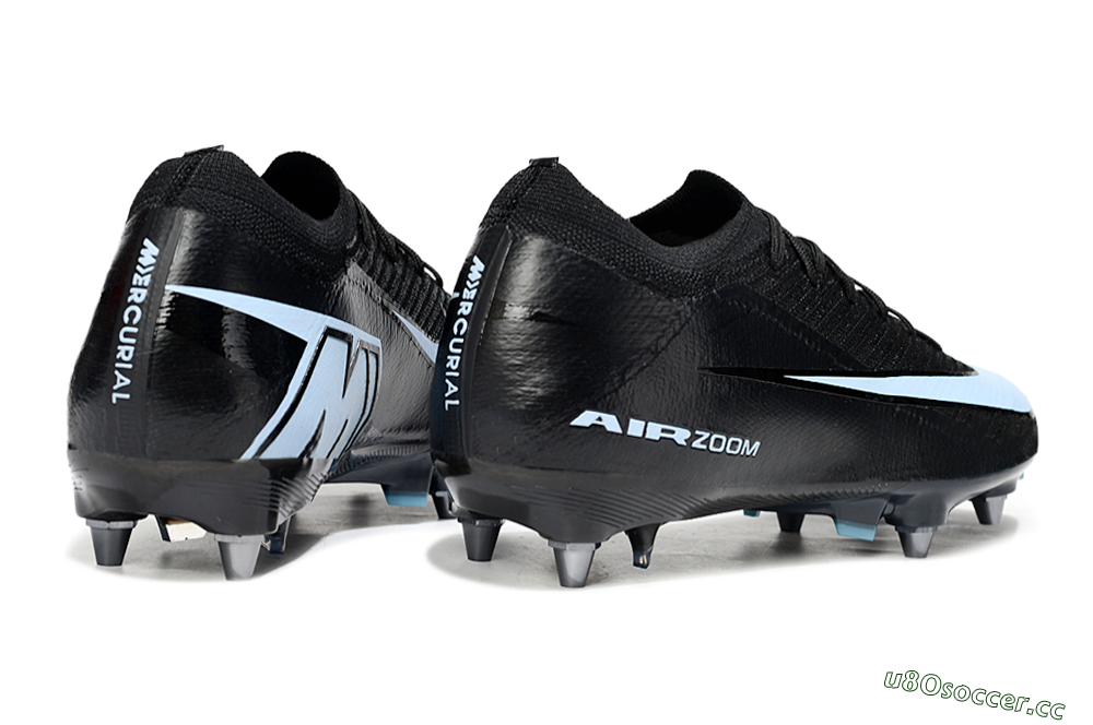 Men's Nike Air Zoom Mercurial Vapor 16 Elite SG Soft Ground Low-Tops Football Boots - Black/Jade 6