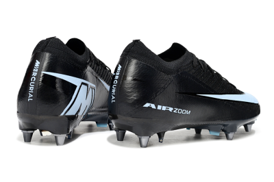 Men's Nike Air Zoom Mercurial Vapor 16 Elite SG Soft Ground Low-Tops Football Boots - Black/Jade