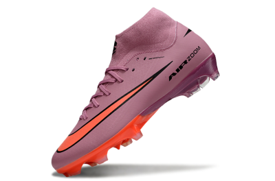 Men's Nike Air Zoom Mercurial Superfly 10 Academy FG Firm Ground High-Tops Football Boots - Red/Black/White