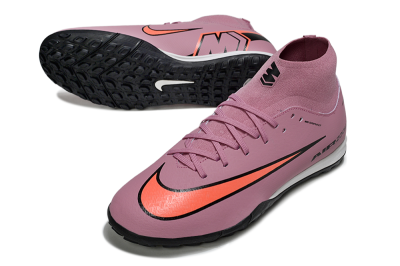 Men's Nike Air Zoom Mercurial Superfly 10 Academy TF Artificial Turf High-Tops Football Shoes - Red/Black/White