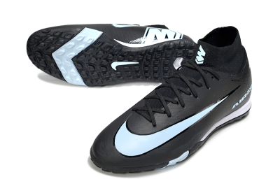 Unisex Nike Air Zoom Mercurial Superfly 10 Elite TF Artificial Turf High-Tops Football Shoes - Black/Jade/White