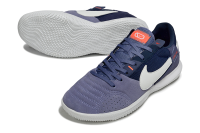 Men's Nike Street Gato IC Indoor & Futsal Low-Tops Football Shoes - Purple/Blue/White