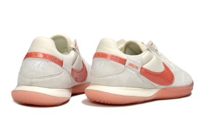Men's Nike Street Gato IC Indoor & Futsal Low-Tops Football Shoes - Beige/Grey/Red