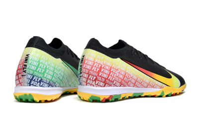 Unisex Nike Air Zoom Mercurial Vapor 16 Elite TF Artificial Turf Low-Tops Football Shoes - Black/Yellow/Red