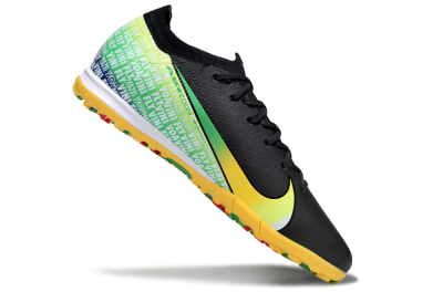 Unisex Nike Air Zoom Mercurial Vapor 16 Elite TF Artificial Turf Low-Tops Football Shoes - Black/Yellow/Red