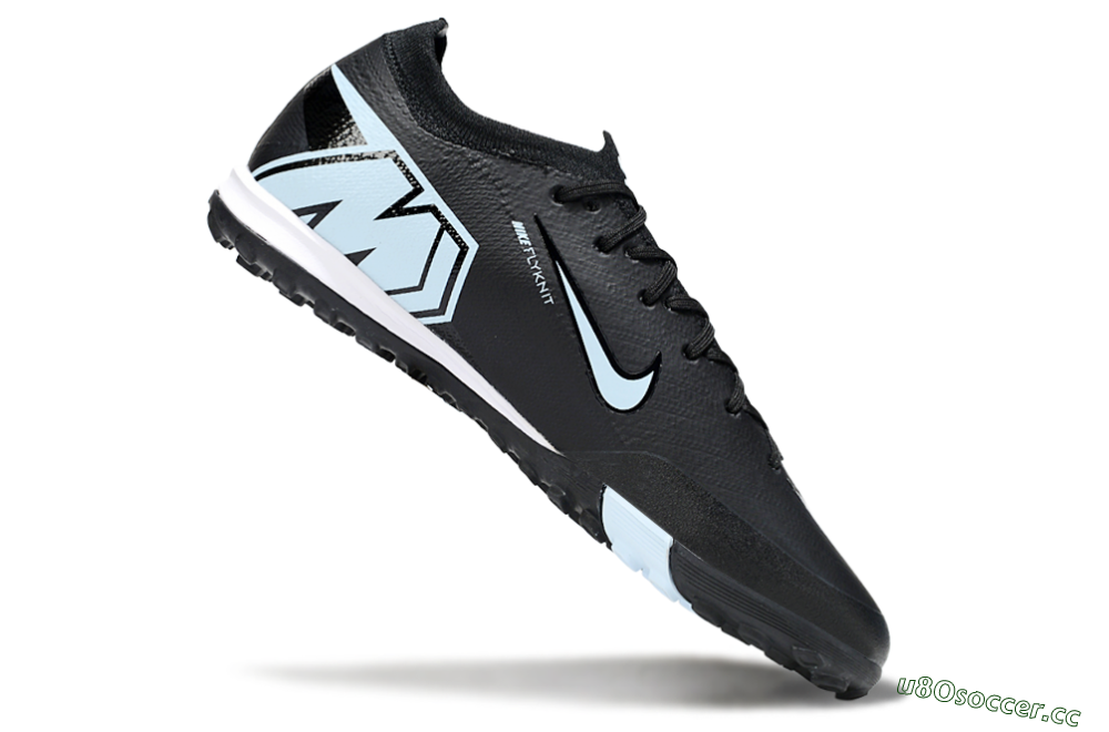 Unisex Nike Air Zoom Mercurial Vapor 16 Elite TF Artificial Turf Low-Tops Football Shoes - Black/Jade/White 4