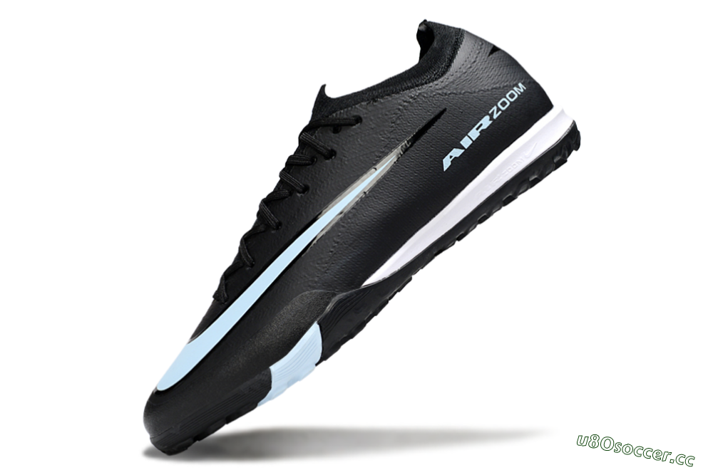 Unisex Nike Air Zoom Mercurial Vapor 16 Elite TF Artificial Turf Low-Tops Football Shoes - Black/Jade/White 5