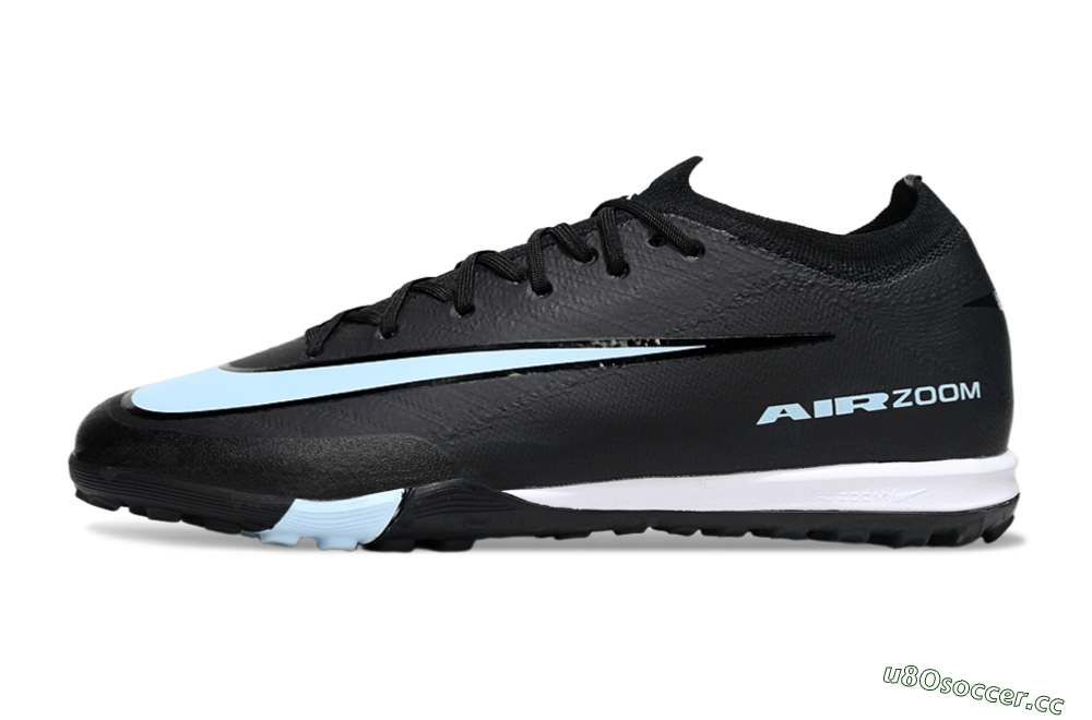 Unisex Nike Air Zoom Mercurial Vapor 16 Elite TF Artificial Turf Low-Tops Football Shoes - Black/Jade/White 0