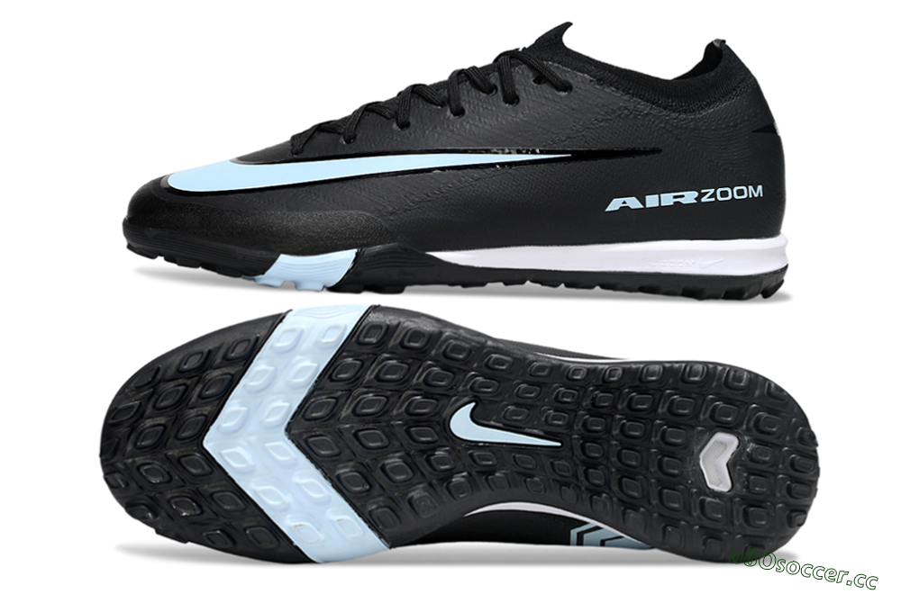 Unisex Nike Air Zoom Mercurial Vapor 16 Elite TF Artificial Turf Low-Tops Football Shoes - Black/Jade/White 1