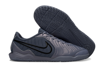 Men's Nike Tiempo Legend 10 Academy IC Indoor & Futsal Low-Tops Football Shoes - Blue/Black/Jade