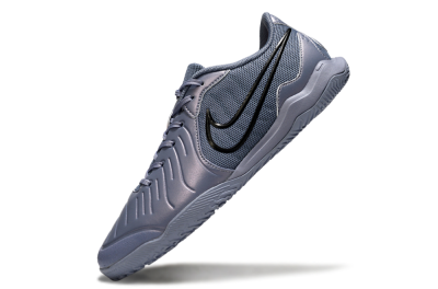 Men's Nike Tiempo Legend 10 Academy IC Indoor & Futsal Low-Tops Football Shoes - Blue/Black/Jade