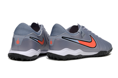 Men's Nike Tiempo Legend 10 Academy TF Artificial Turf Low-Tops Football Shoes - Blue/Jade/Red